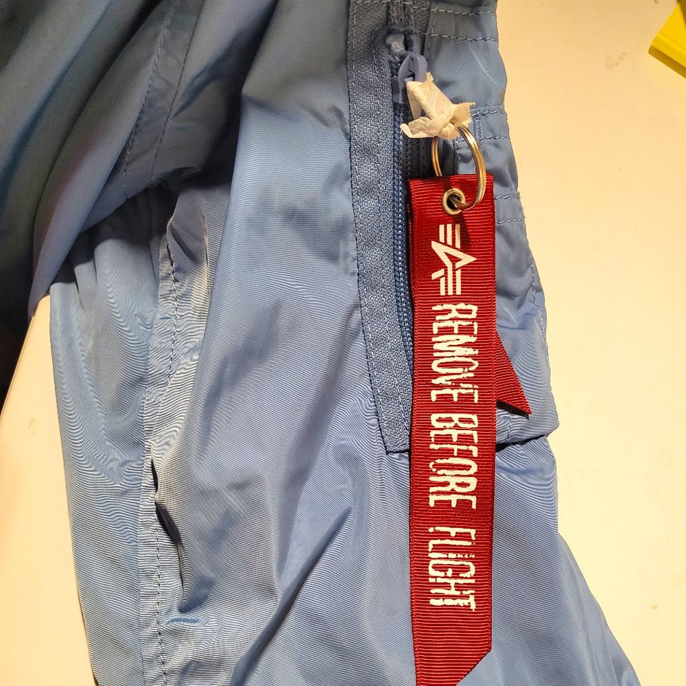 ALPHA INDUSTRIES/NWT Nylon G.I. Utility Jacket in Blue